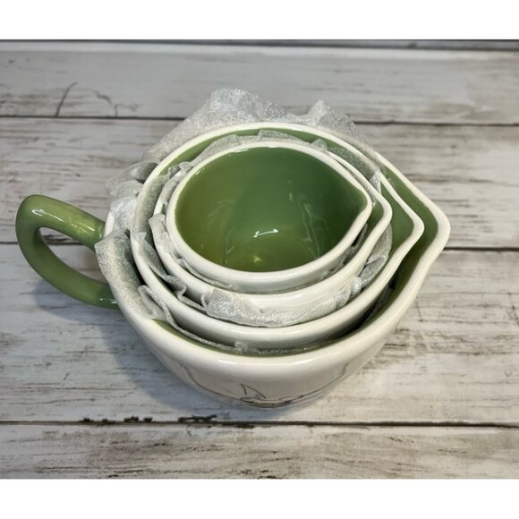 Rae Dunn Disney Tinker Bell Nesting Measuring Cup Set - Picture 10 of 11